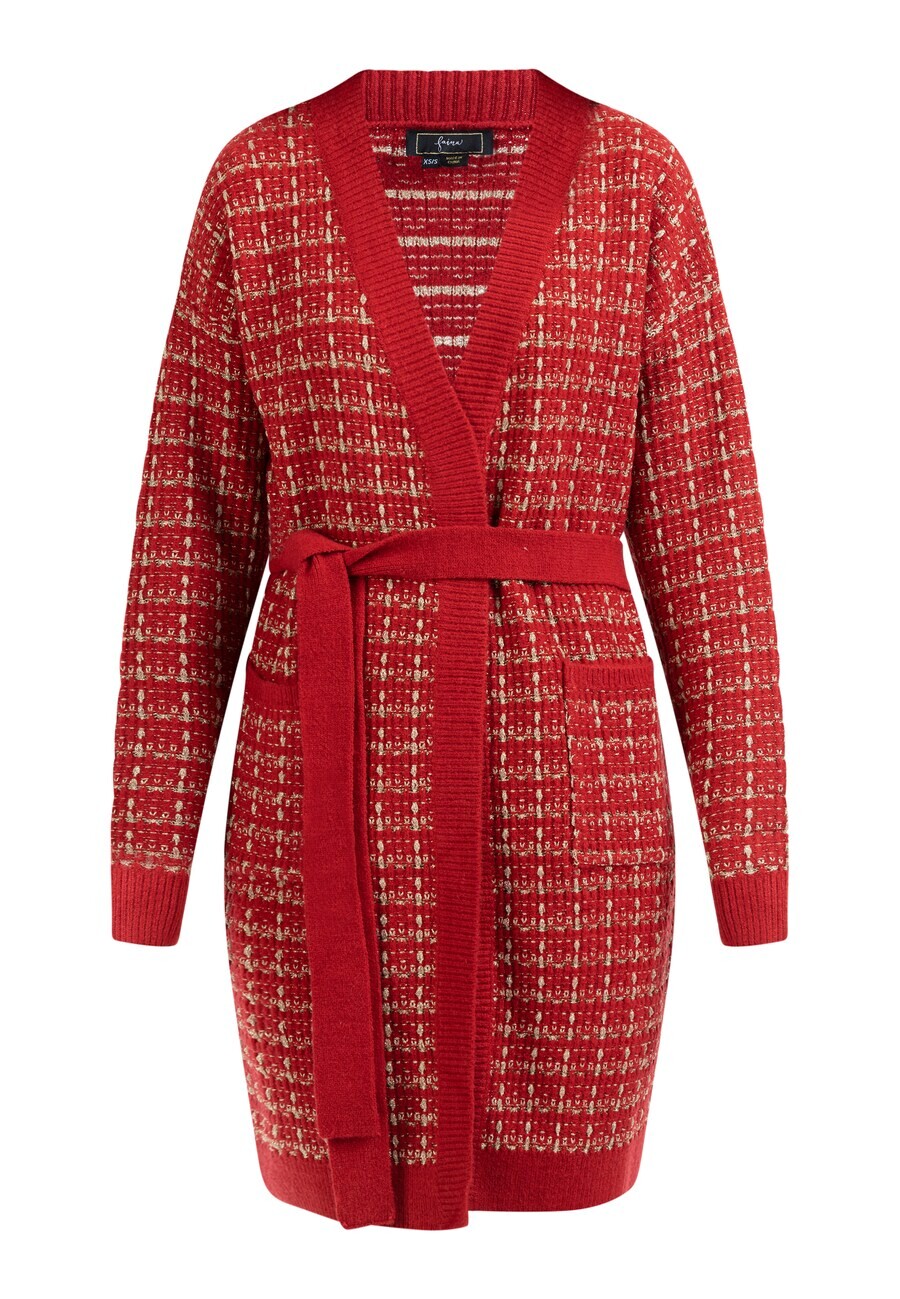 

Кардиган faina Knit Cardigan Koosh, красный