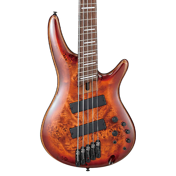 

Басс гитара Ibanez SRMS805 Multi-Scale Fanned-Fret 5-String Bass 2010s - Brown Topaz Burst