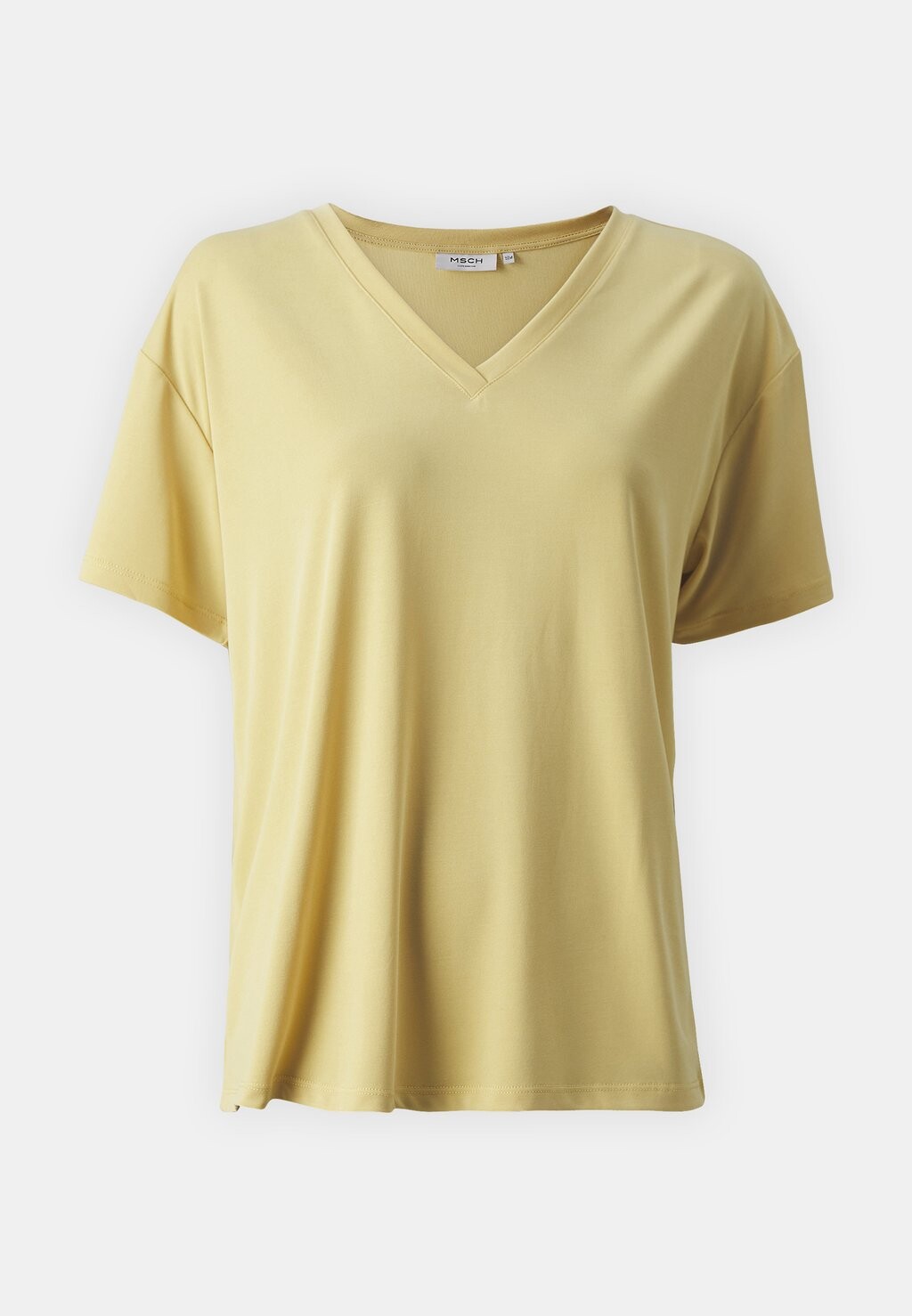 

Базовая футболка V Neck MSCH Copenhagen, бежевый