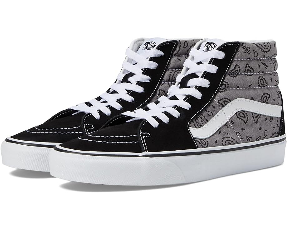 

Кроссовки Vans SK8-Hi, цвет Paisley Gray/True White
