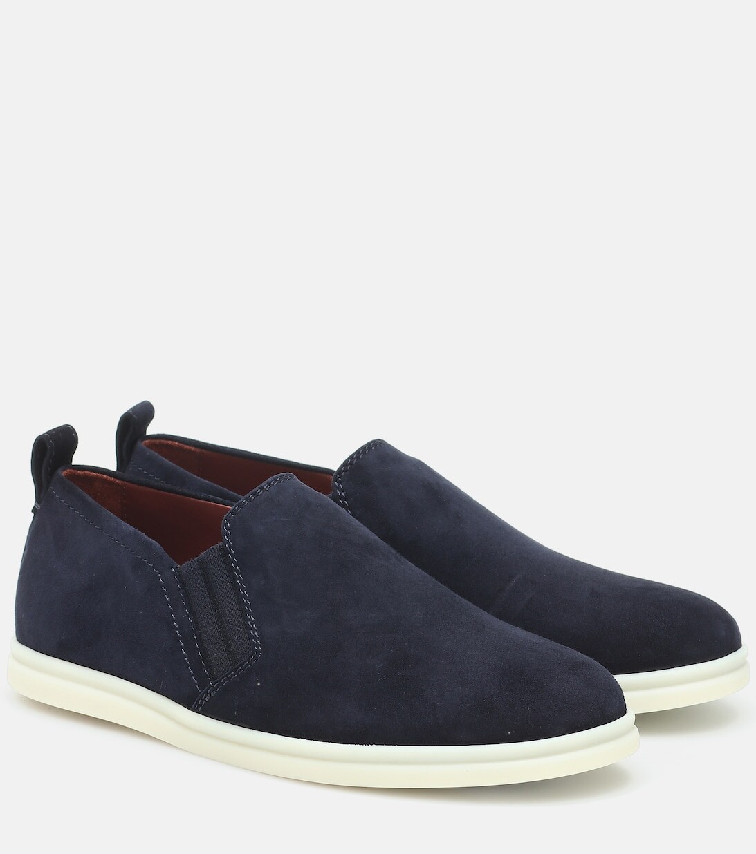 

Замшевые лоферы Cocoon Walk Loro Piana, синий