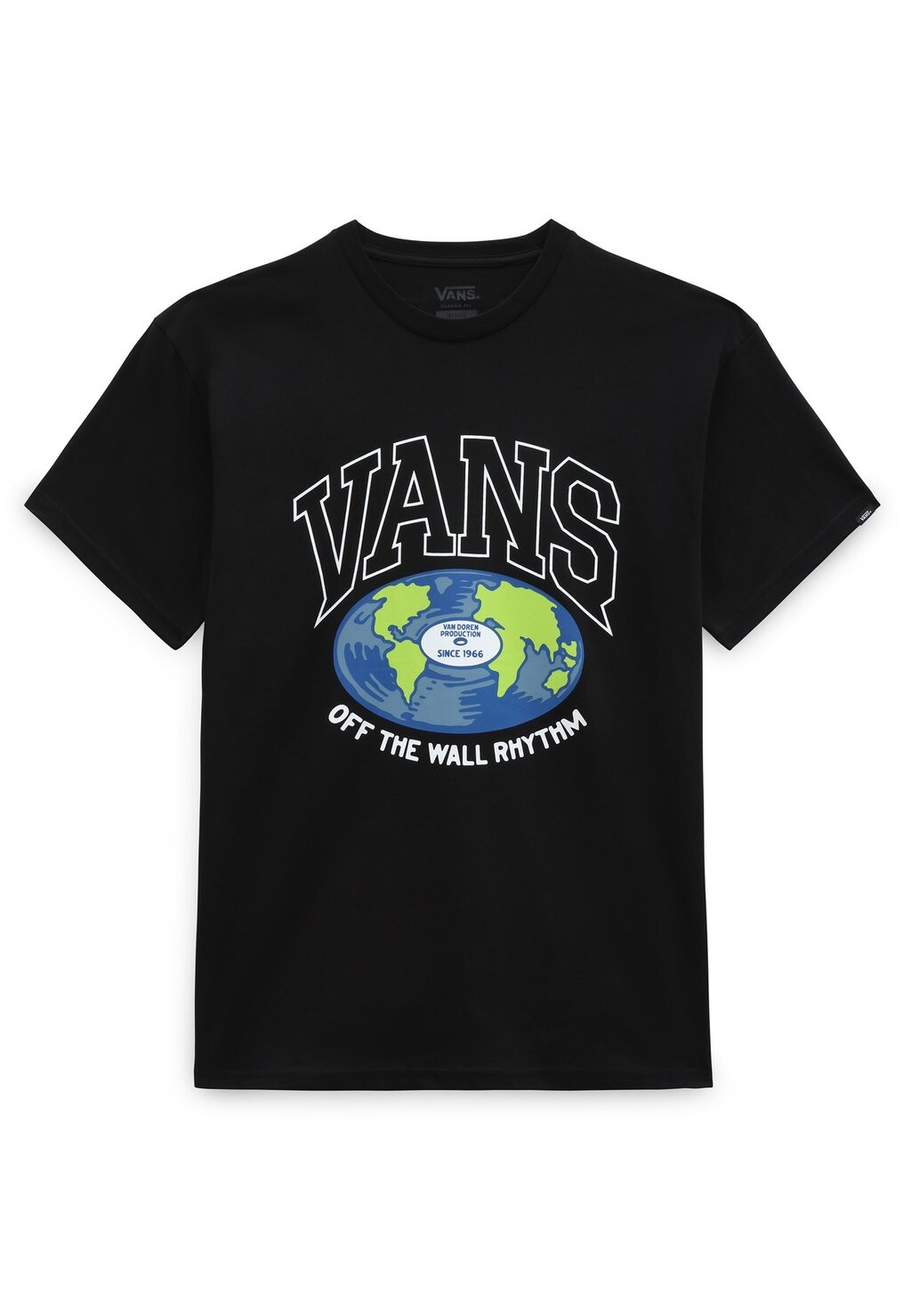 

Футболка с принтом Vans, черный