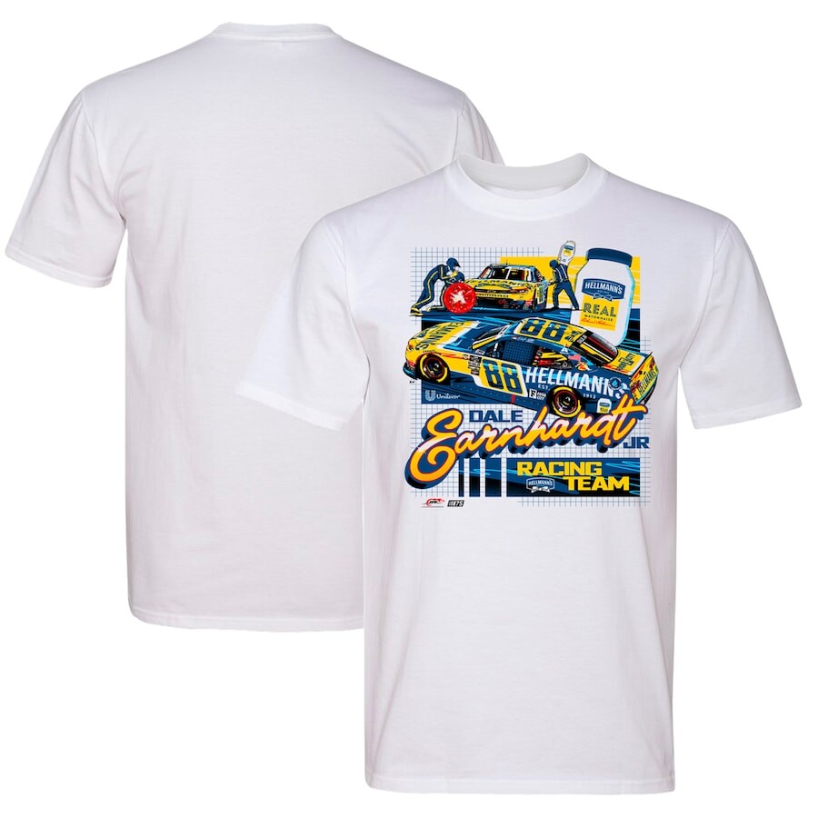 

Футболка с коротким рукавом JR Motorsports Official Team Apparel Dale Earnhardt Jr, белый