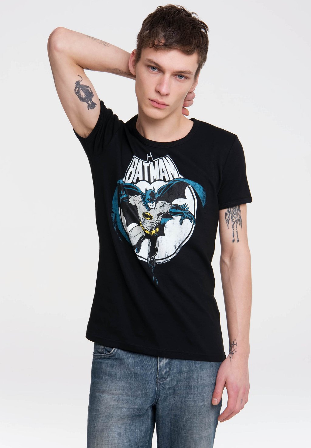 Футболка с принтом BATMAN LOGOSHIRT, цвет schwarz