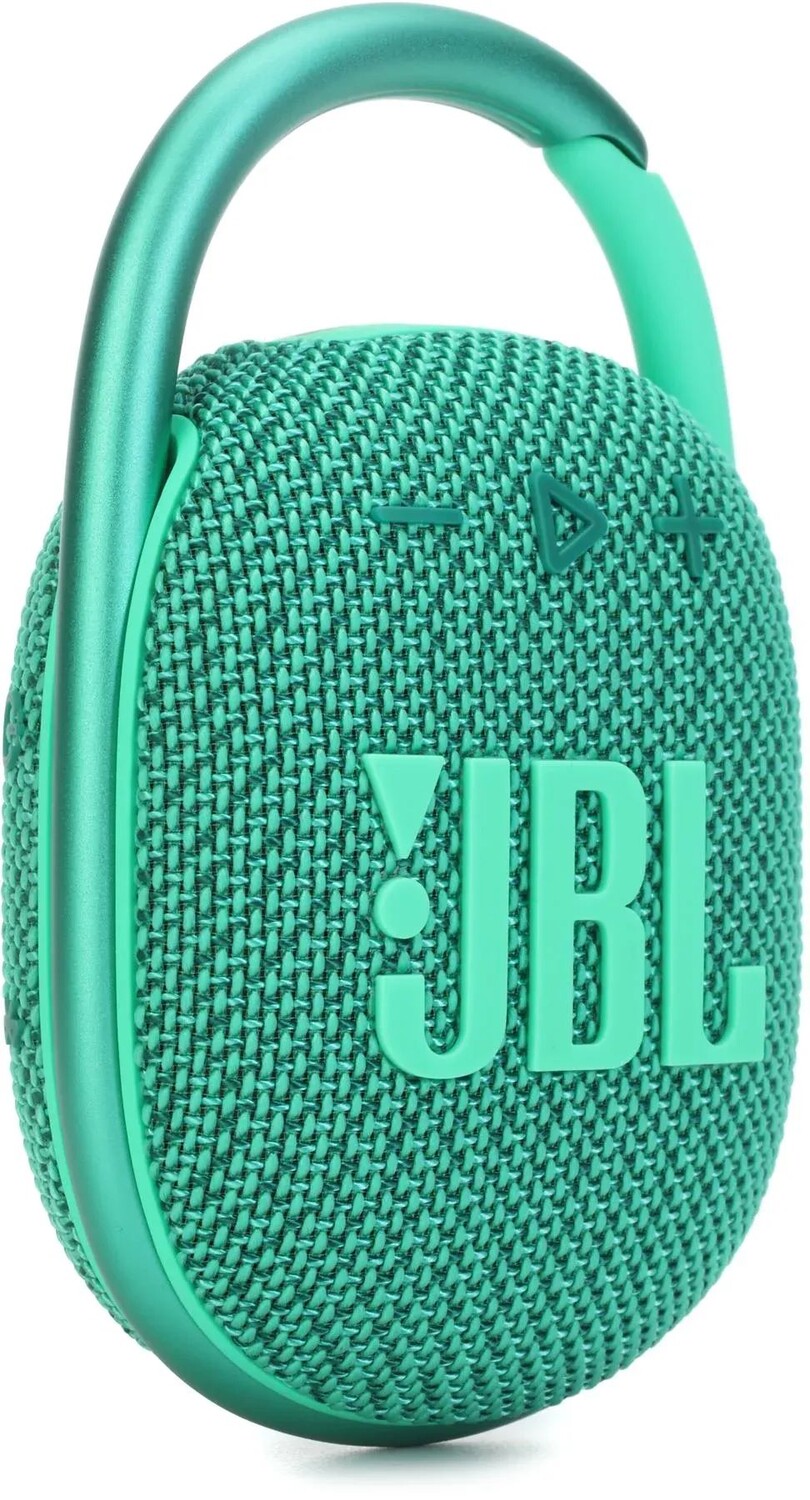 

Новая портативная водонепроницаемая Bluetooth-колонка JBL Lifestyle Clip 4 Eco — зеленый лес