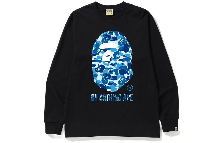 

A BATHING APE Мужская футболка, Черный/Зеленый