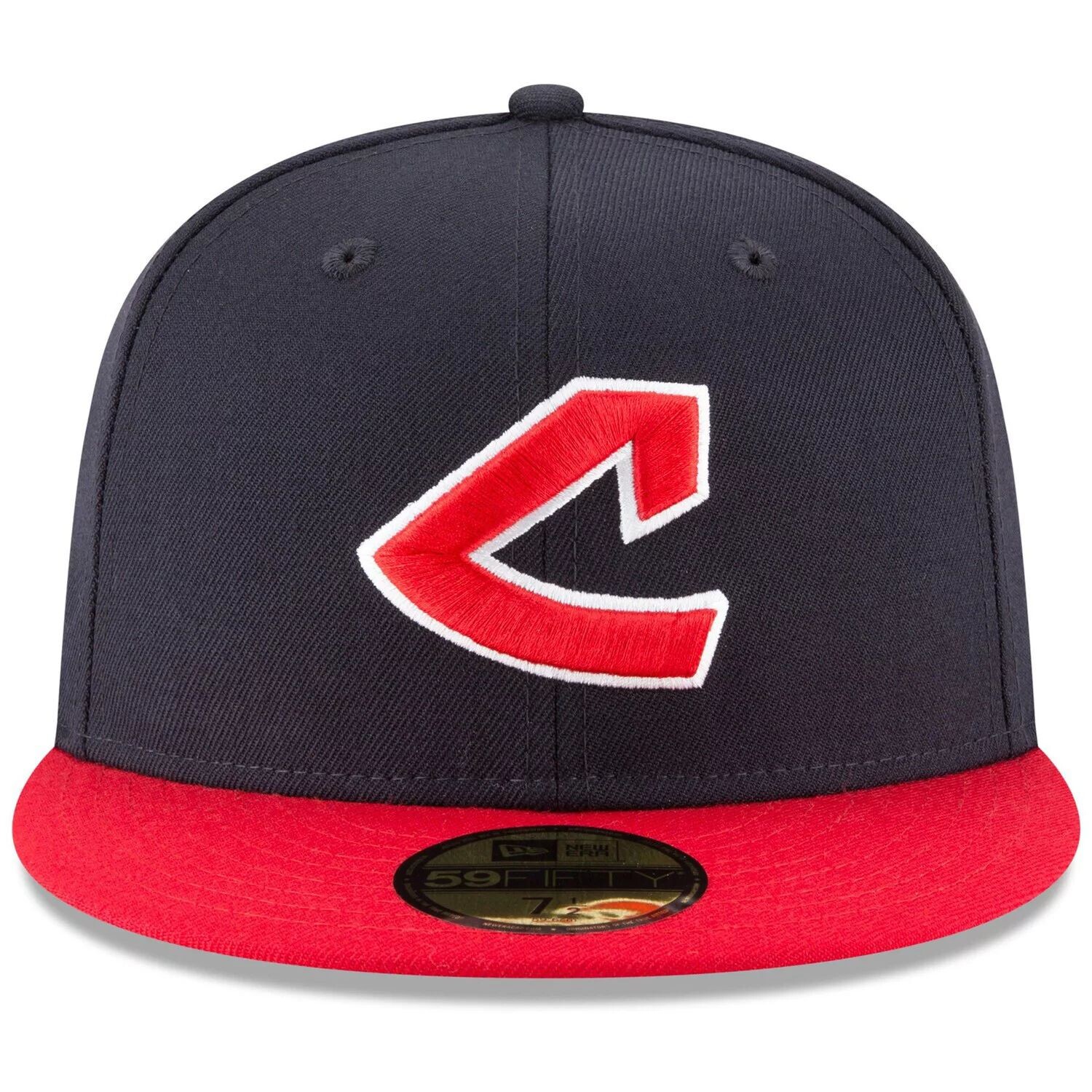 

Мужская кепка New Era Navy Cleveland Indians Cooperstown Collection с логотипом 59FIFTY