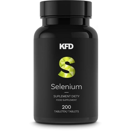 KFD Selenium - 200 таблеток органического селена для здоровья печени и щитовидной железы