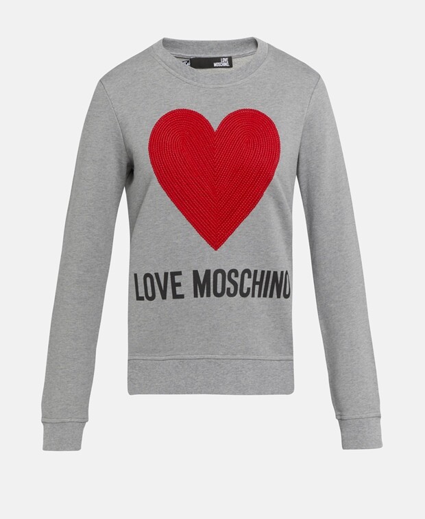 

Толстовка Love Moschino, серый