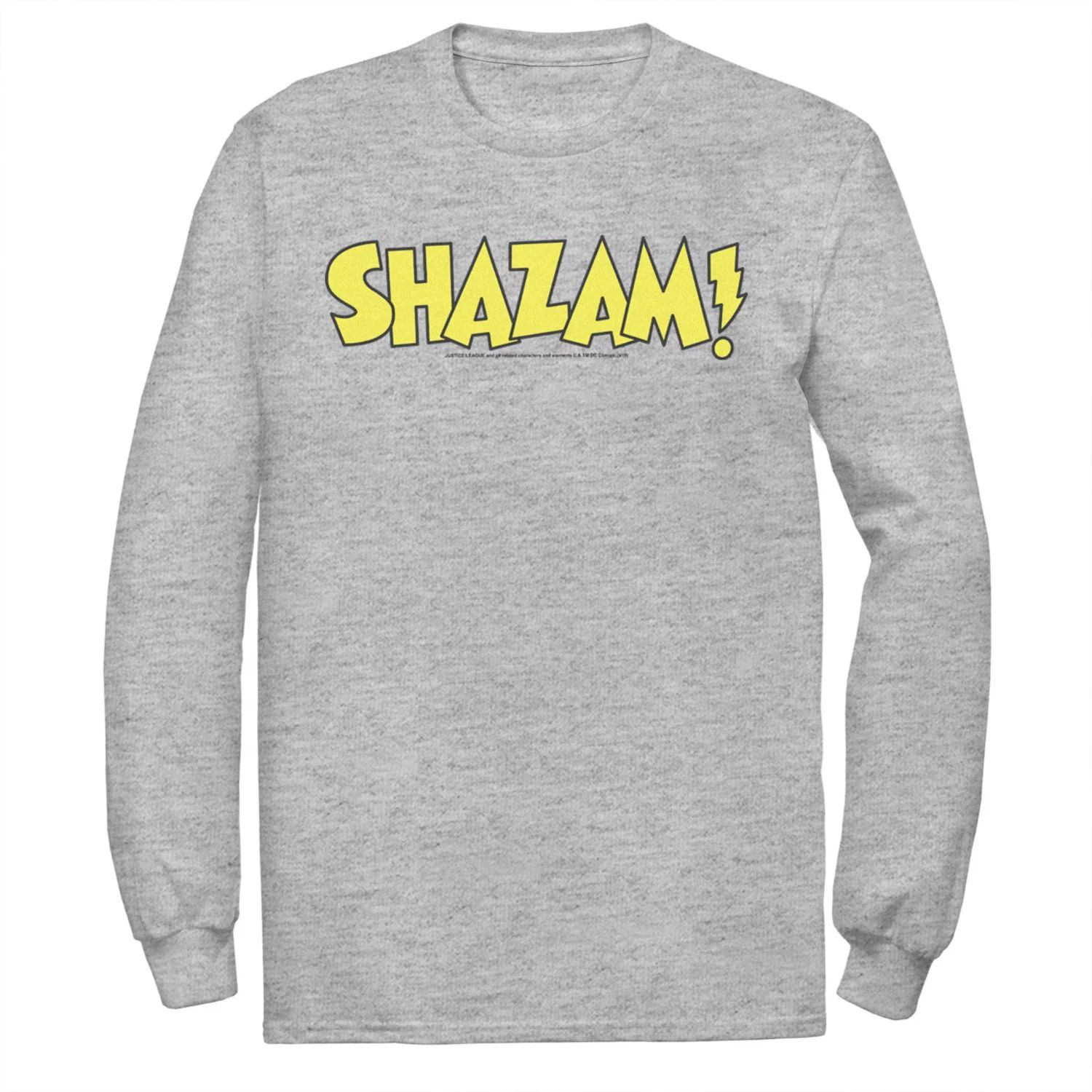 цена Мужская футболка с жирным текстовым логотипом DC Comics Shazam