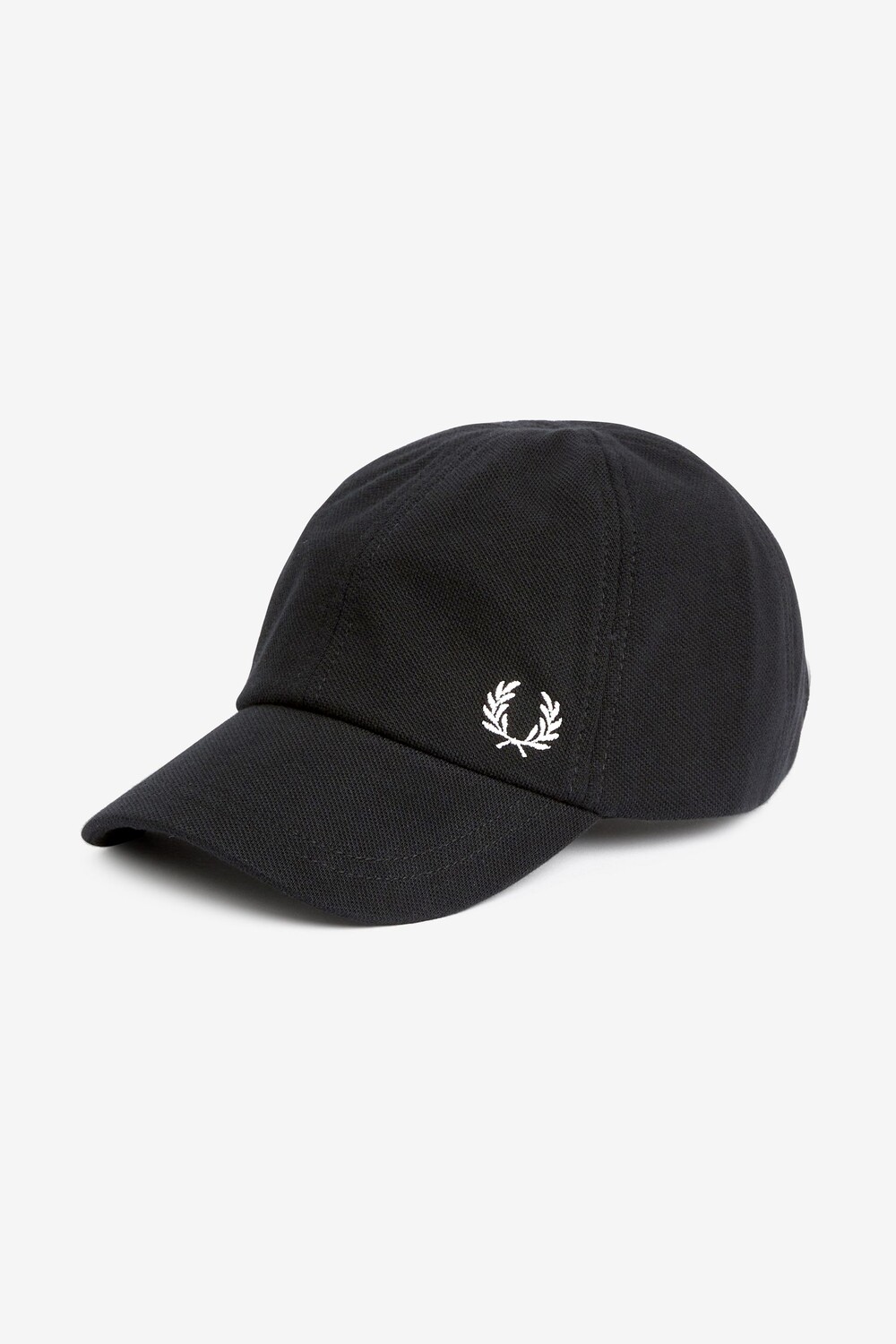 

Классическая шляпа из хлопкового пике черного цвета Fred Perry, черный