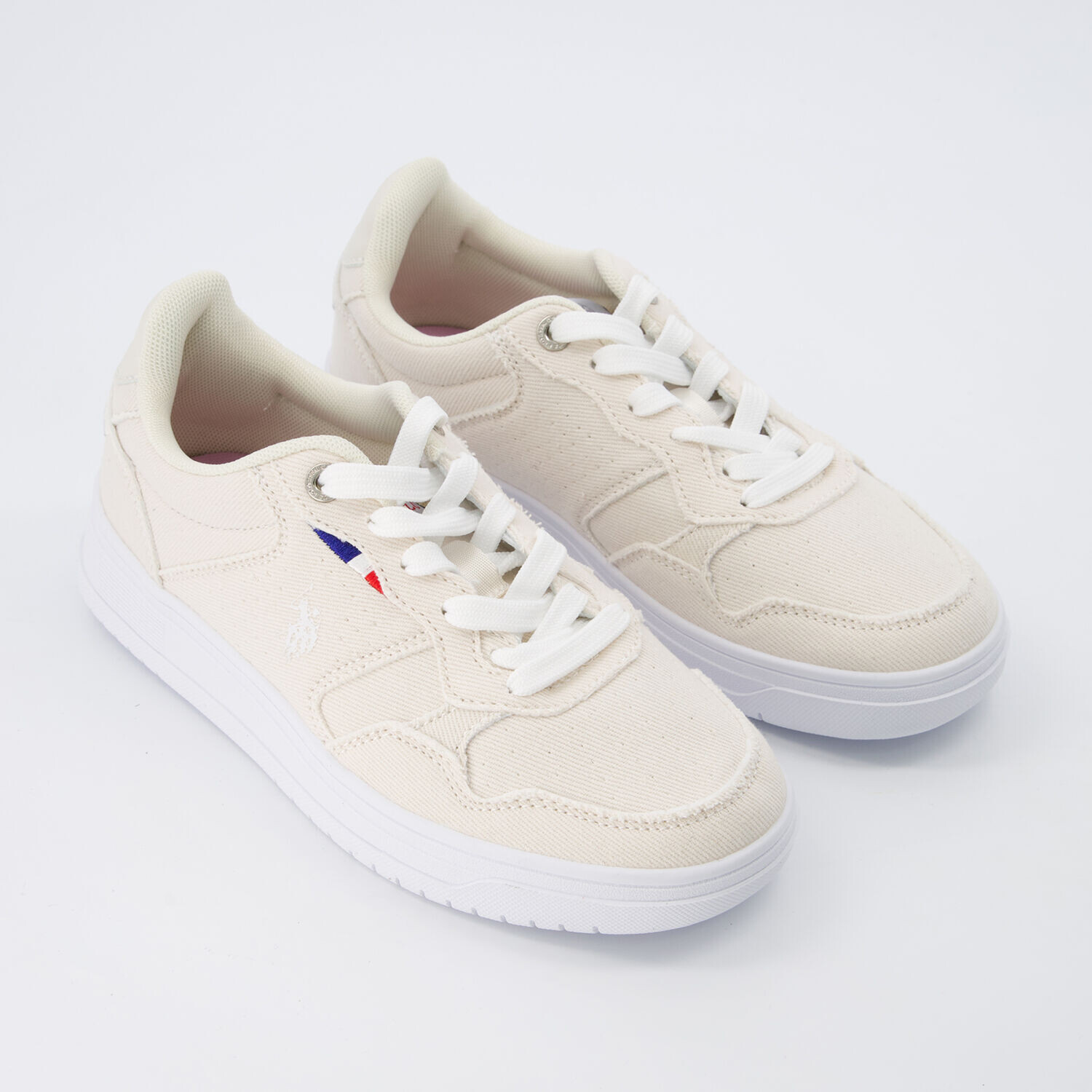 

Бежевые вельветовые кроссовки US Polo Assn