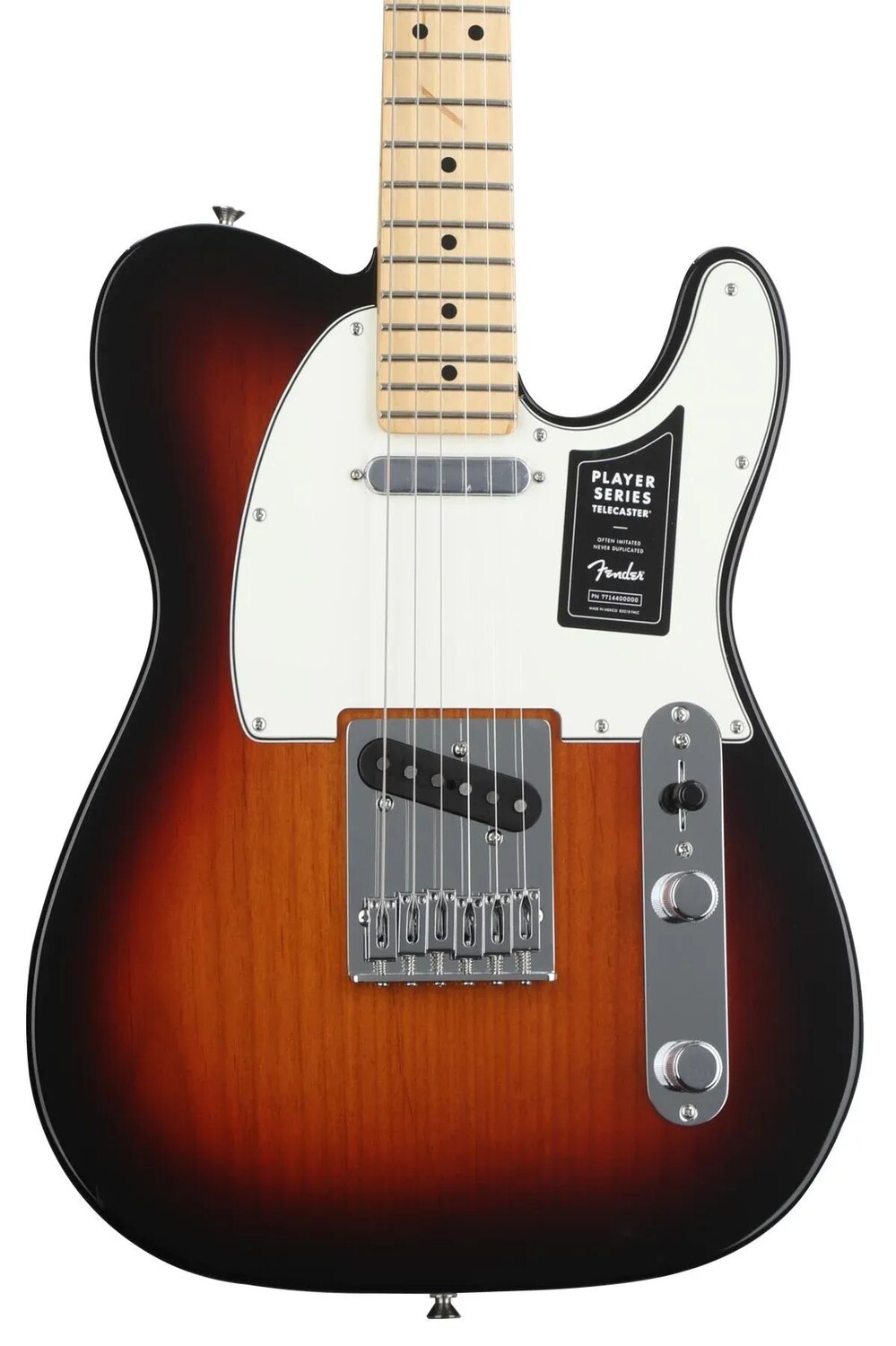 

Fender Player Telecaster — 3-тоновый Sunburst с кленовой накладкой на грифе