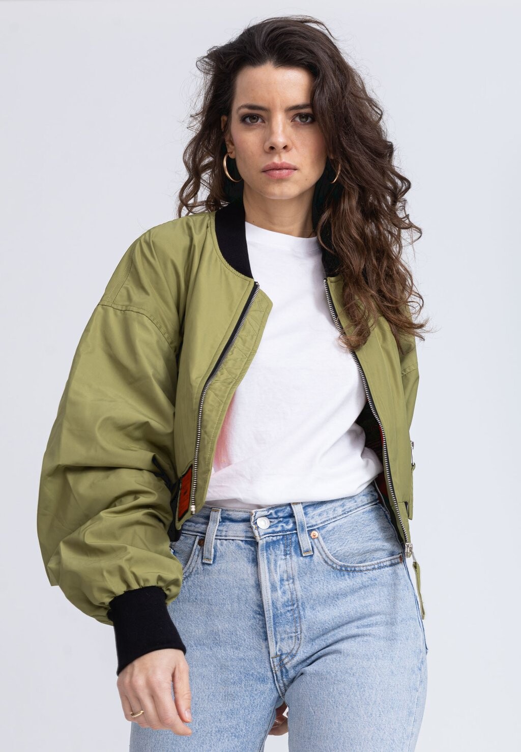 

Куртка бомбер Bombers, хаки