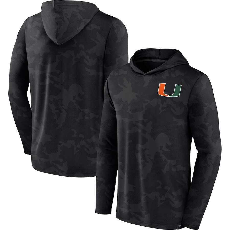 

Футболка с длинным рукавом Fanatics Branded Miami Hurricanes, черный