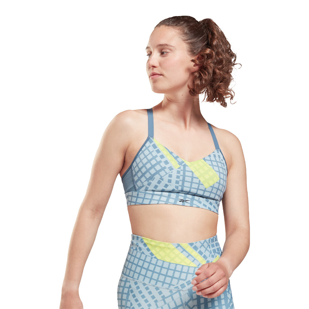

Спортивный бра Reebok SR Lux Strappy, серый