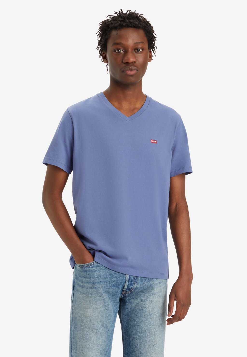 Базовая футболка ORIGINAL V-NECK Levi's, цвет coastal fjord
