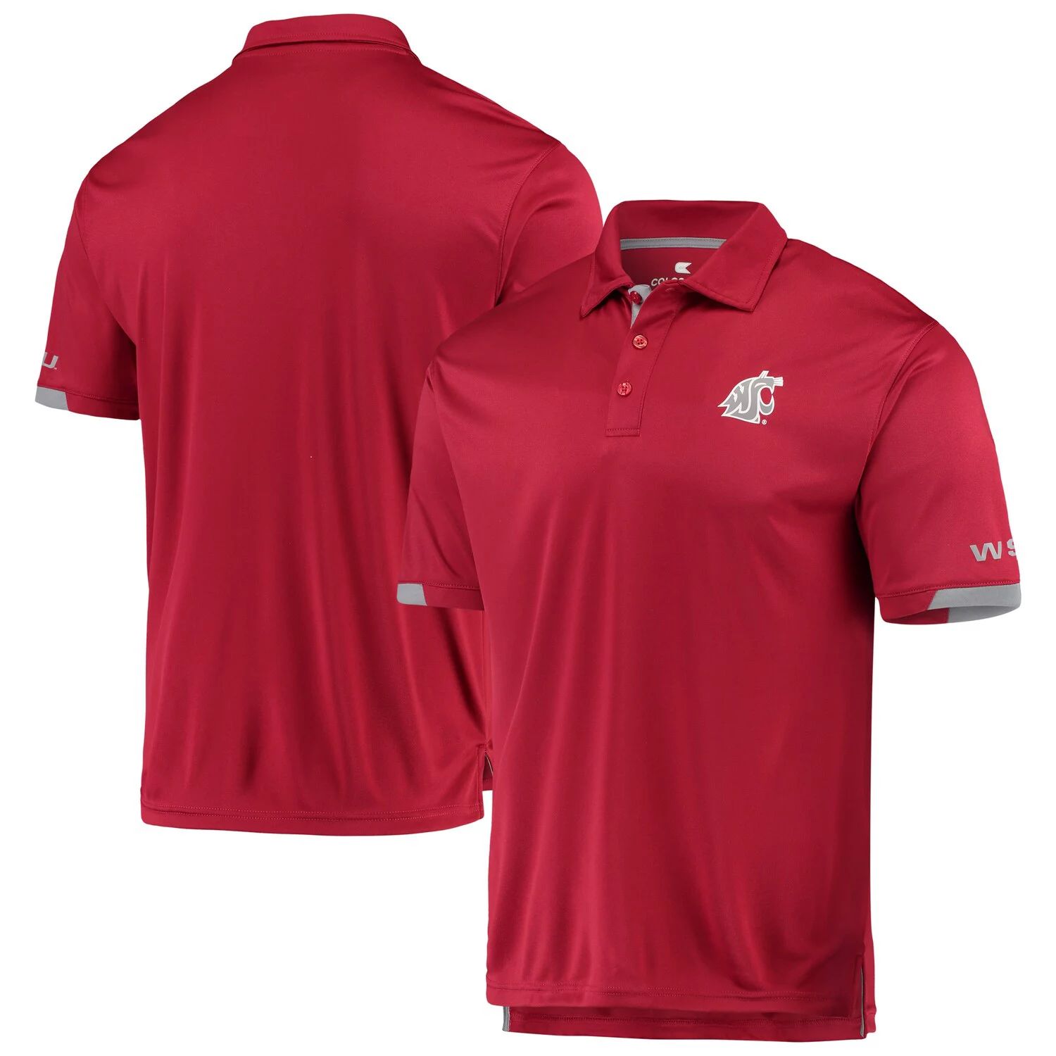 

Мужская футболка-поло Crimson Washington State Cougars Santry Colosseum