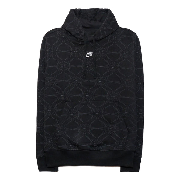 Толстовка Nike Sportswear Club All Over Hoodie 'Black', черный new fashion casual sportswear duck hunting 3d all over printed hoodie sweatshirt zipper hoodie