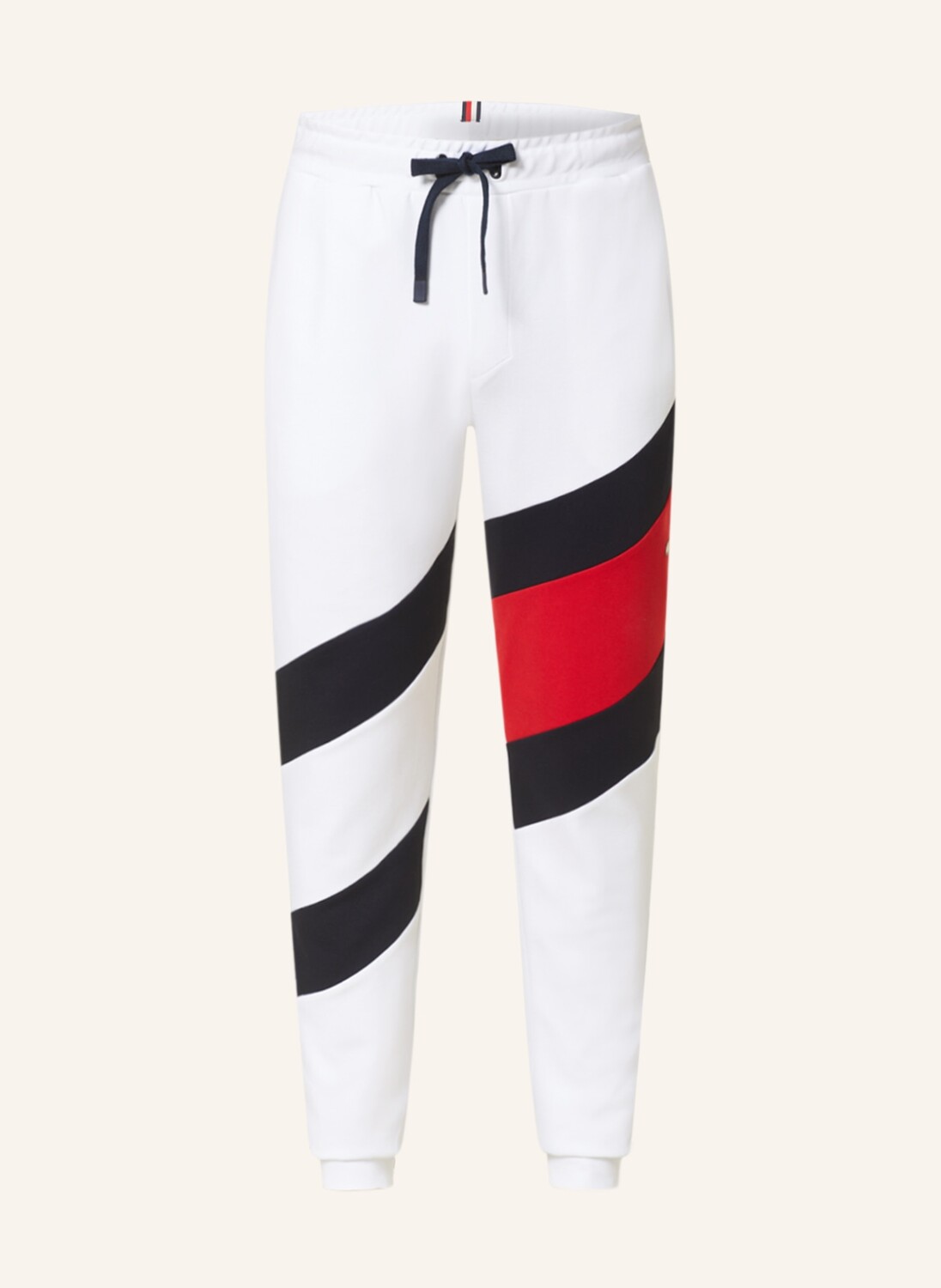 

Брюки TOMMY HILFIGER im Jogging-Stil, белый