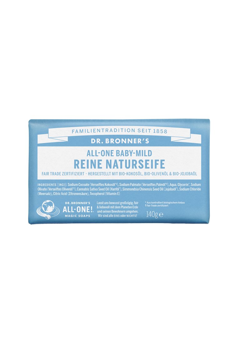 Мыло PURE NATURAL SOAP 140G Dr. Bronner´S, цвет baby mild