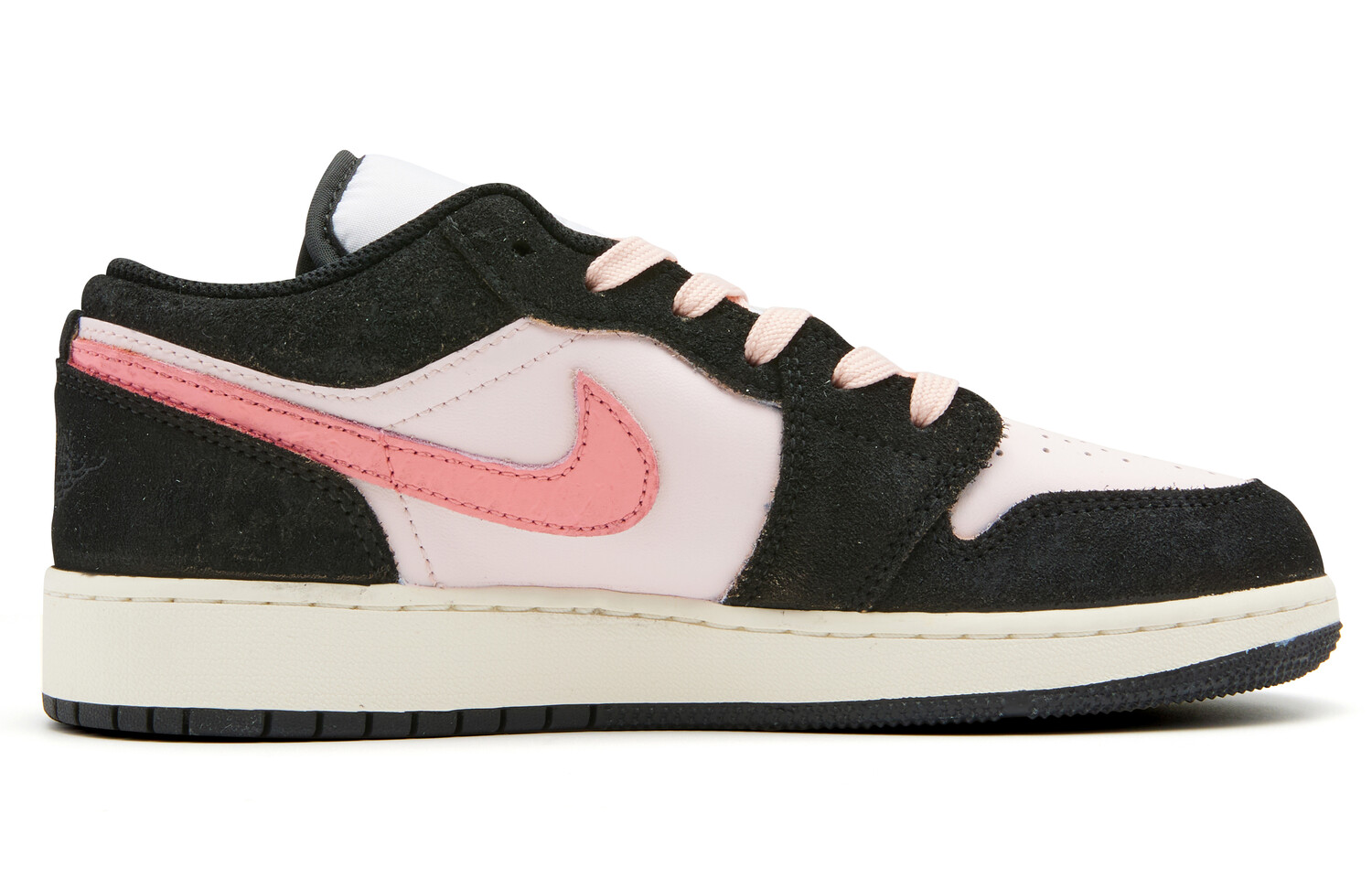 

Кроссовки Air Jordan 1 Vintage Basketball Shoes Women's Low-top Black/pink, цвет Customized