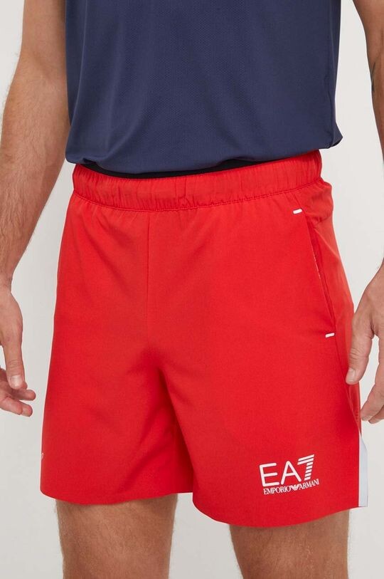 

Шорты EA7 Emporio Armani, красный