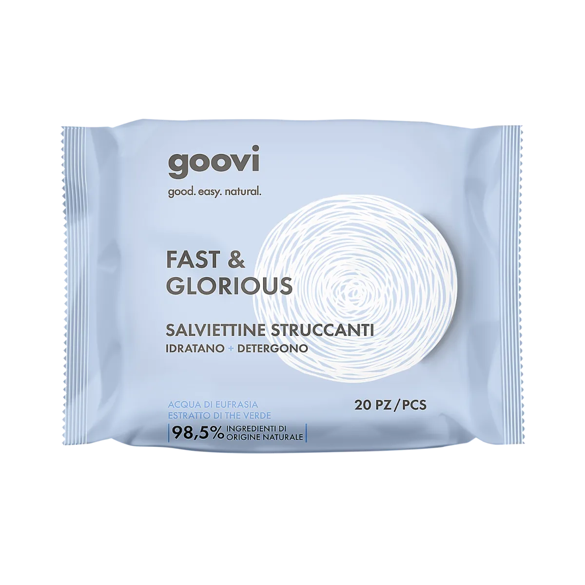 

Салфетки для снятия макияжа Goovi, 20 шт.