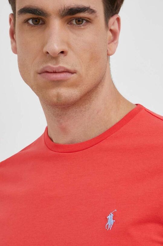 

Хлопковая футболка Polo Ralph Lauren, красный