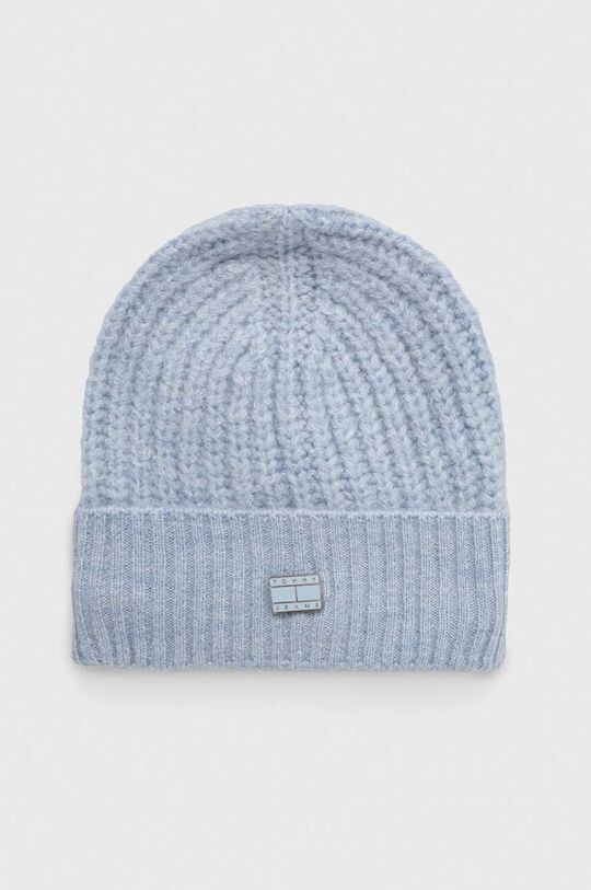 

Шапка из смесовой шерсти Tommy Jeans, синий