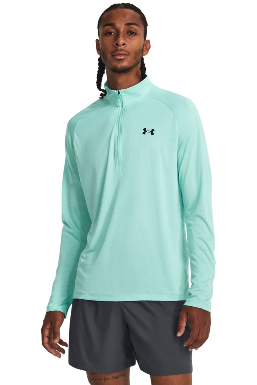 

Толстовка Green Tech 20 на молнии 1/2 Under Armour, зеленый