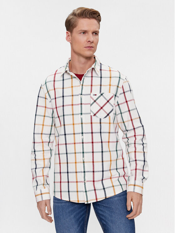 

Рубашка стандартного кроя Tommy Jeans, мультиколор