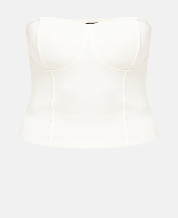 

Топ-бандо Vero Moda, шерсть белый