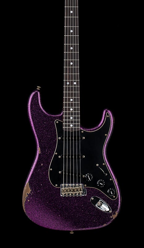 Электрогитара Fender Custom Shop Empire 67 Stratocaster Relic - Magenta Sparkle #74302