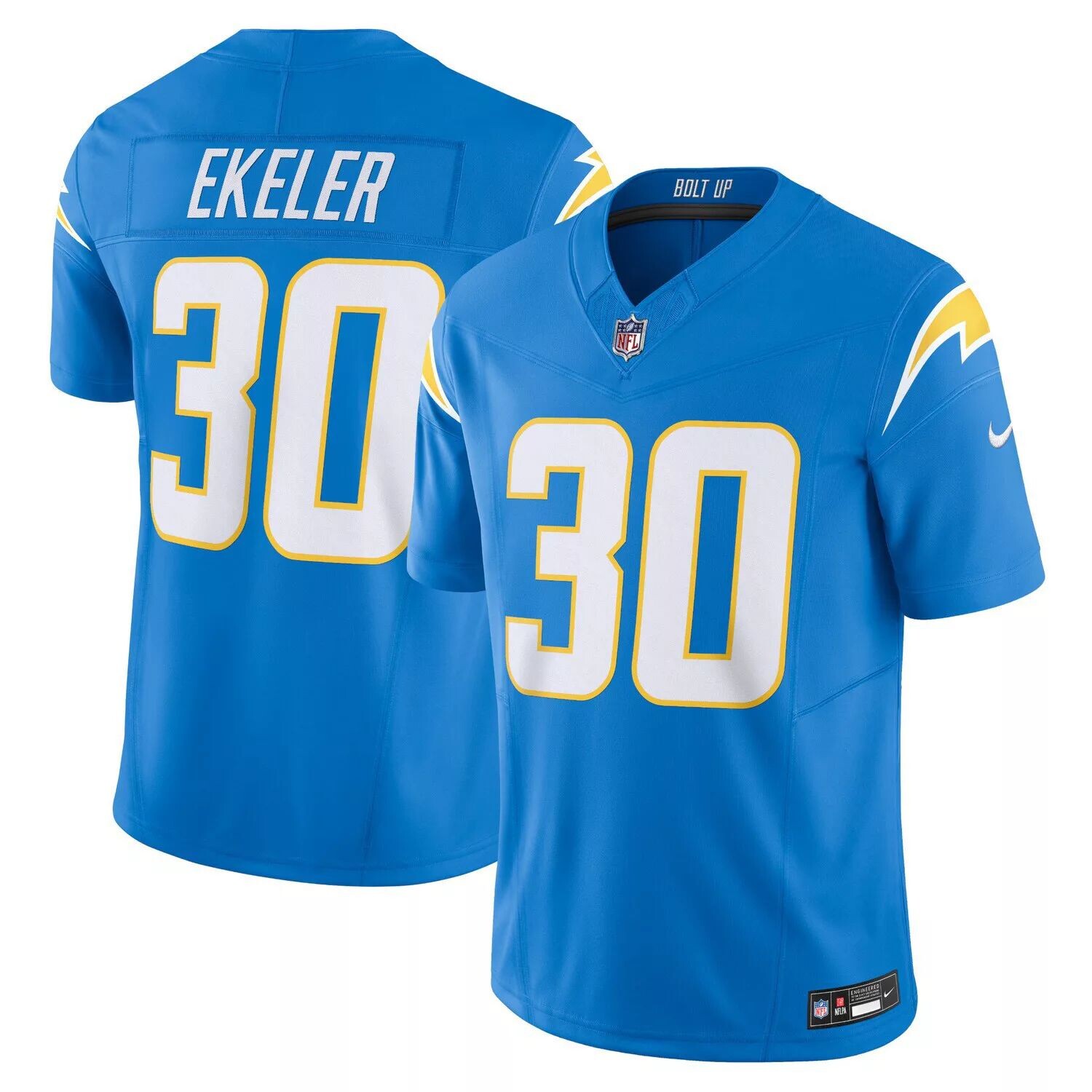 

Мужское джерси Austin Ekeler Powder Blue Los Angeles Chargers Vapor FUSE Limited Nike