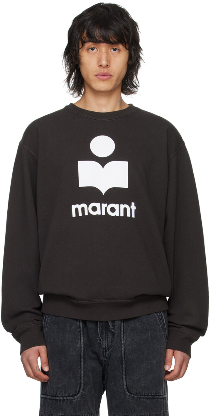 

Черный свитшот Микой Isabel Marant, цвет Faded black