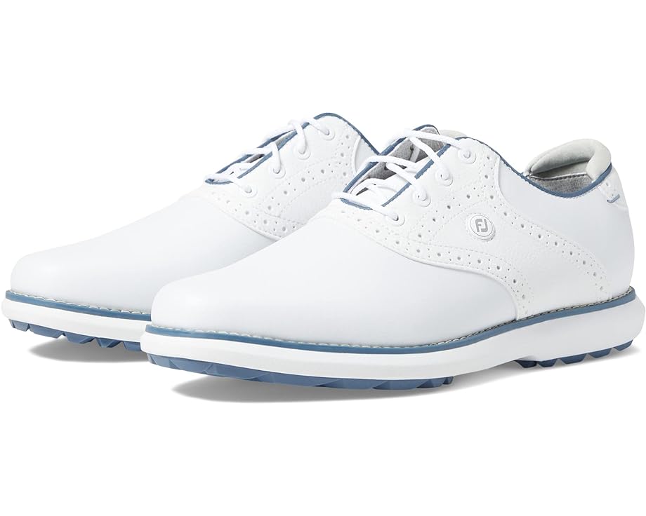 Кроссовки FootJoy Traditions Spikeless Golf Shoes, белый
