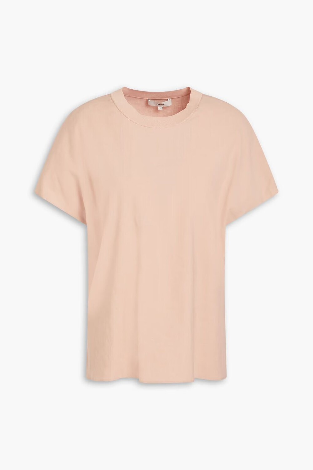 

Футболка из смесового льна Vince., цвет Blush