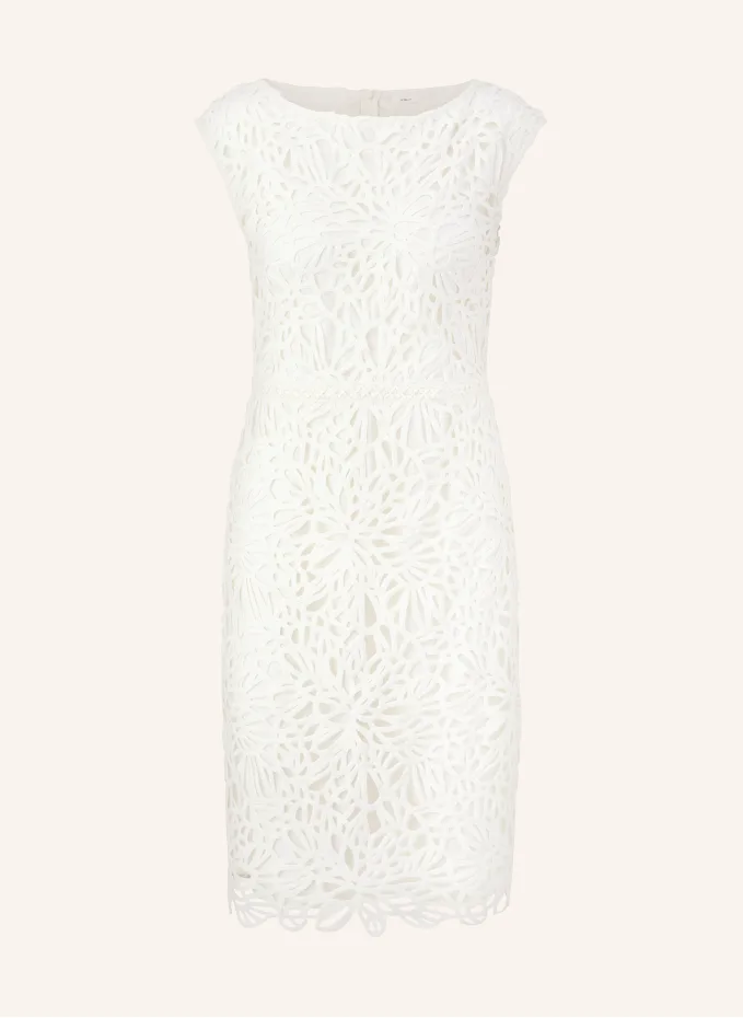 Кружевное платье-футляр S.Oliver Black Label, белый