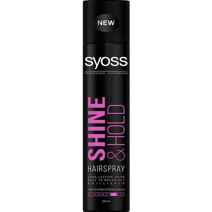 

Спрей для волос Shine & Hold Extra Strong, 300 мл, Syoss
