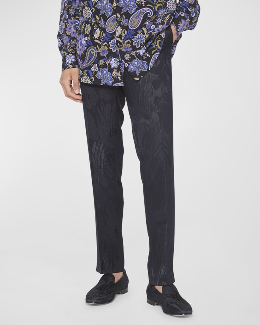 

Мужские жаккардовые вечерние брюки Fuji Etro