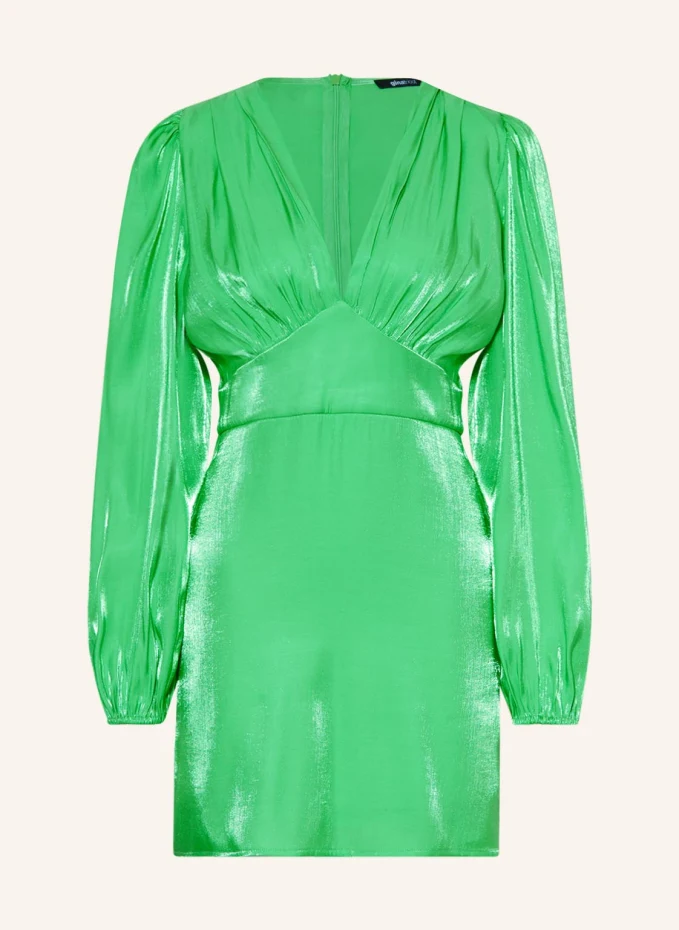 

Атласное платье Gina Tricot, зеленый