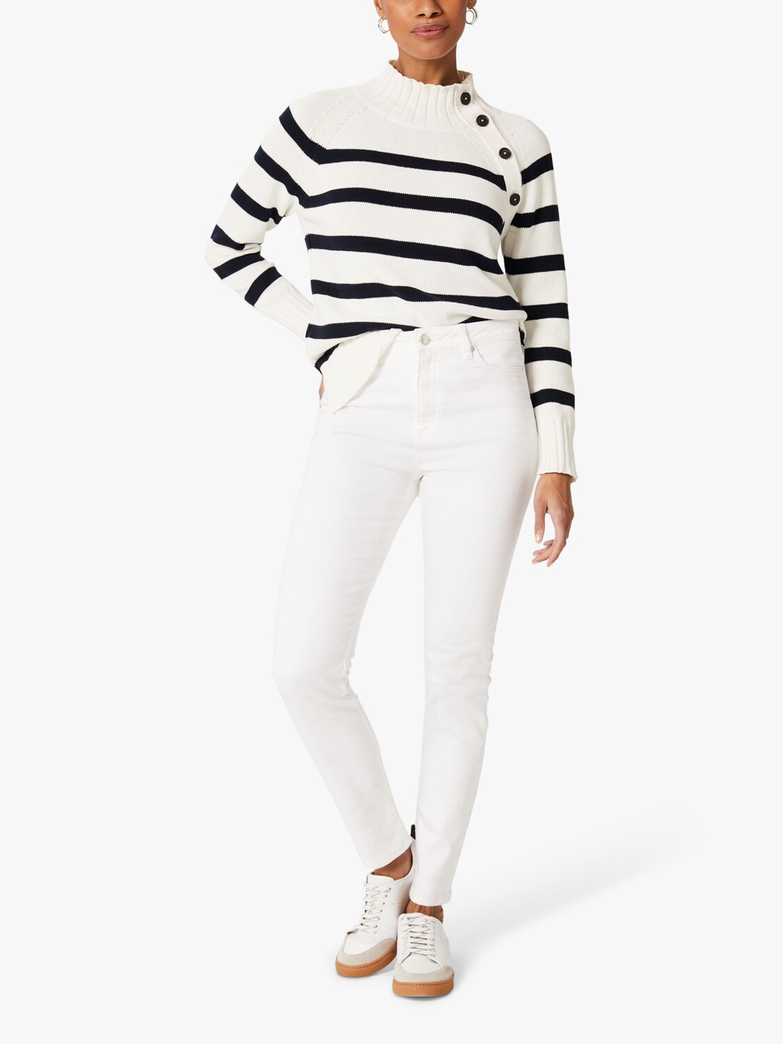 

Джинсы скинни Hobbs Gia Sculpting, белые