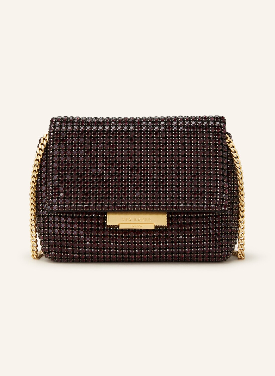 

Сумка через плечо TED BAKER GLITERS mit Schmucksteinen, темно-фиолетовый