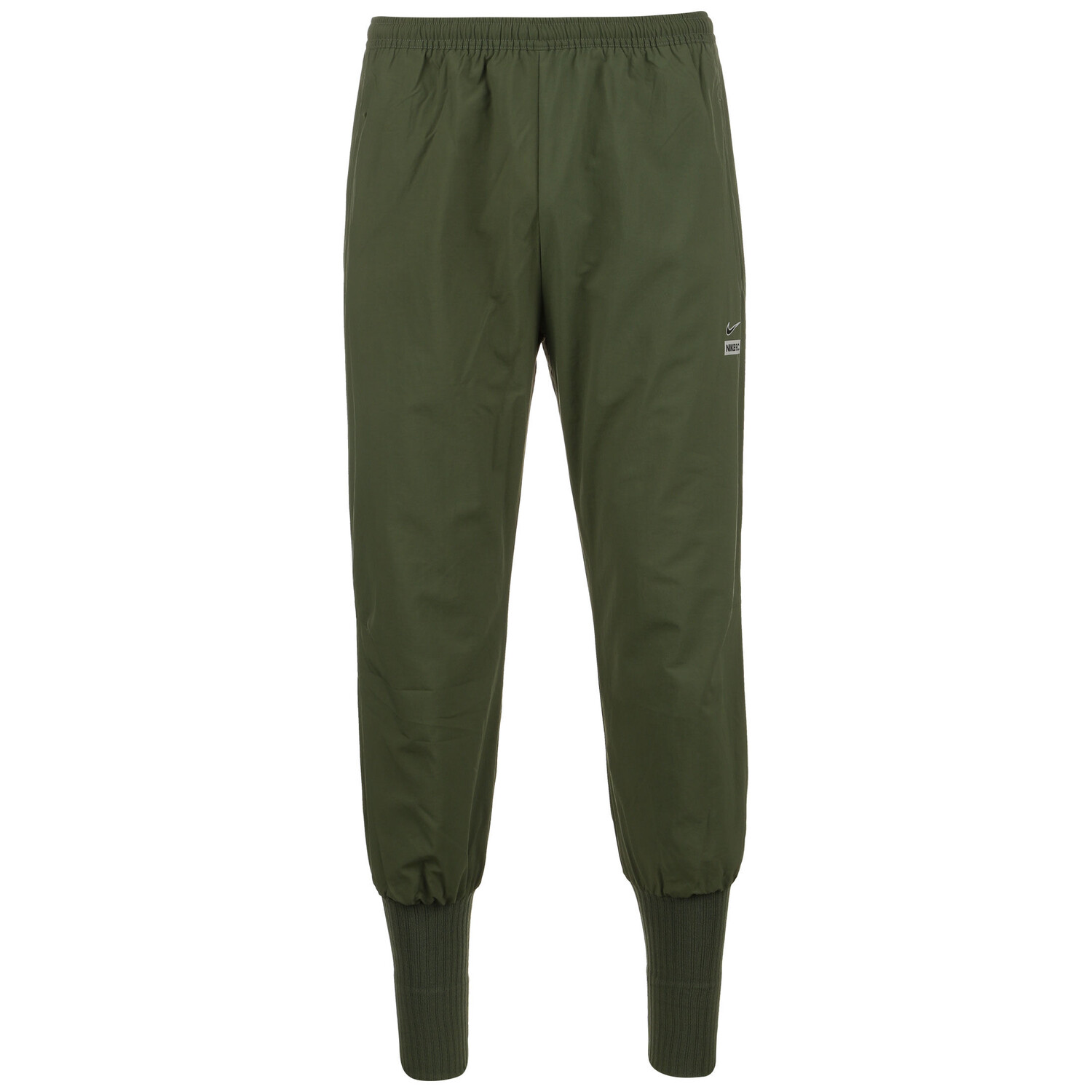 

Брюки Nike Trainingshose F.C. Woven Cuffed, цвет dunkelgrün/weiß