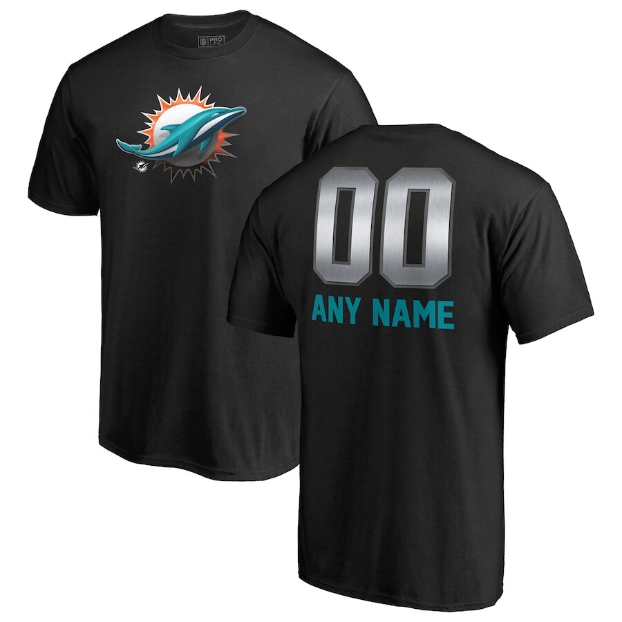 

Футболка с коротким рукавом Fanatics Branded Miami Dolphins, черный