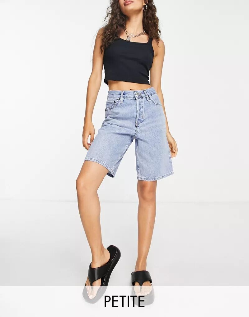 

Длинные шорты Topshop Editor с потертостями