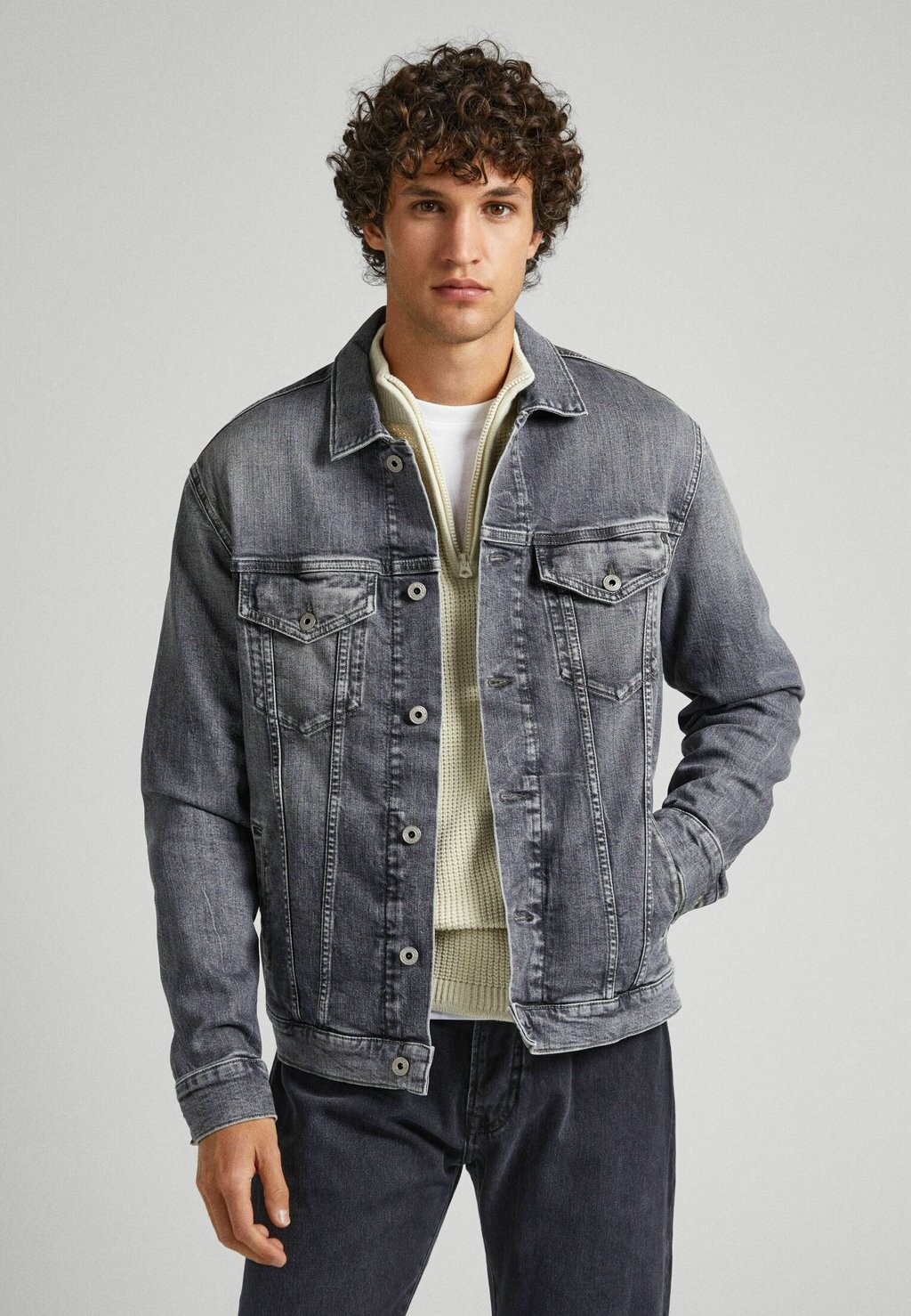 

Джинсовая куртка Pepe Jeans, Серый