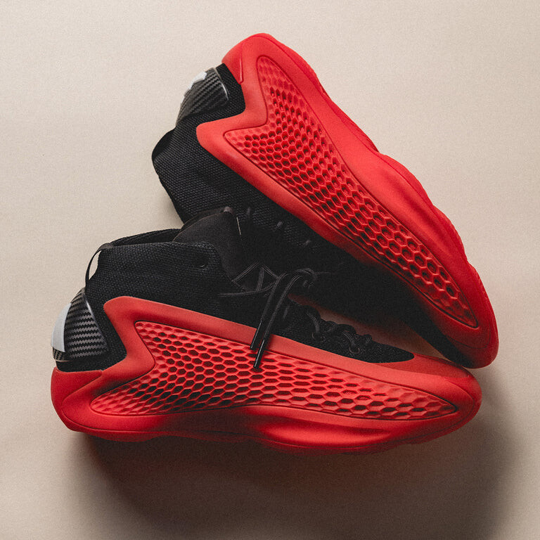 

Кроссовки anthony edwards 1 low *pure ruby* Adidas, черный