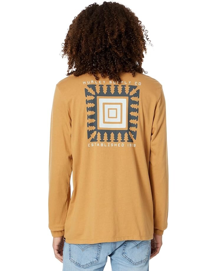 

Футболка с длинным рукавом Hurley Explore Apache Long Sleeve Tee, цвет Earthstone
